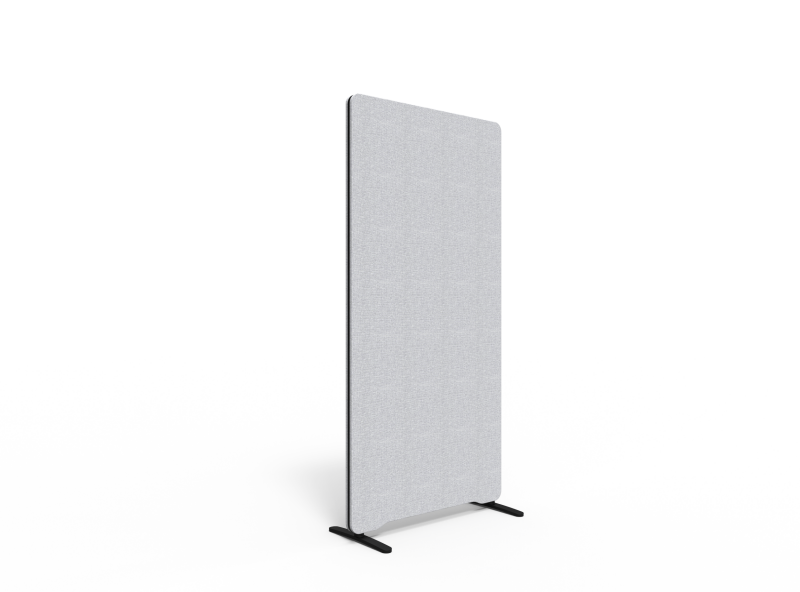 Lintex Edge skærmvæg 80x165cm Cara stof lys grå