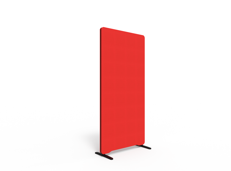 Lintex Edge skærmvæg 80x165cm Cara stof rød