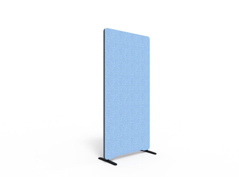 Lintex Edge skærmvæg 80x165cm Cara stof lys blå