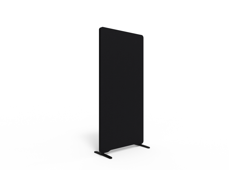 Lintex Edge skærmvæg 80x165cm Cara stof sort
