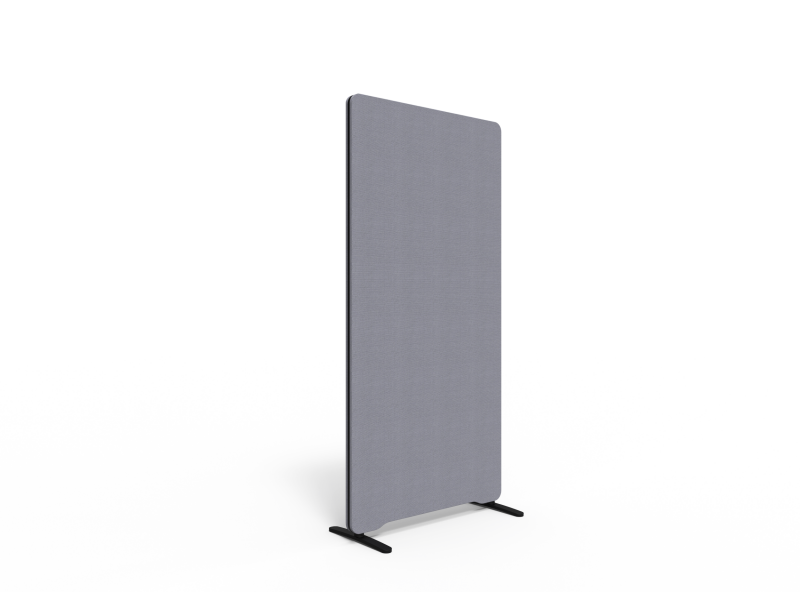 Lintex Edge skærmvæg 80x165cm Cara stof mellemgrå