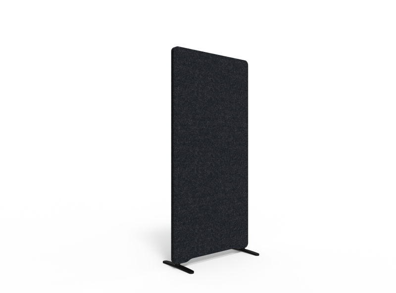 Lintex Edge skærmvæg 80x165cm Blazer Lite stof sort