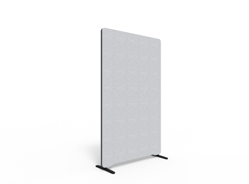 Lintex Edge skærmvæg 100x165cm Cara stof lys grå