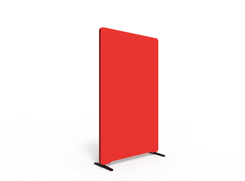 Lintex Edge skærmvæg 100x165cm Cara stof rød