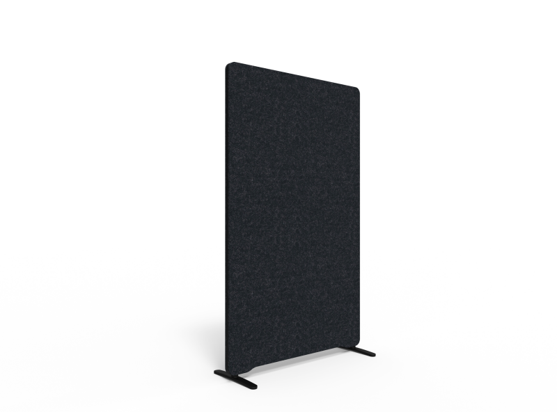 Lintex Edge skærmvæg 100x165cm Blazer Lite stof sort
