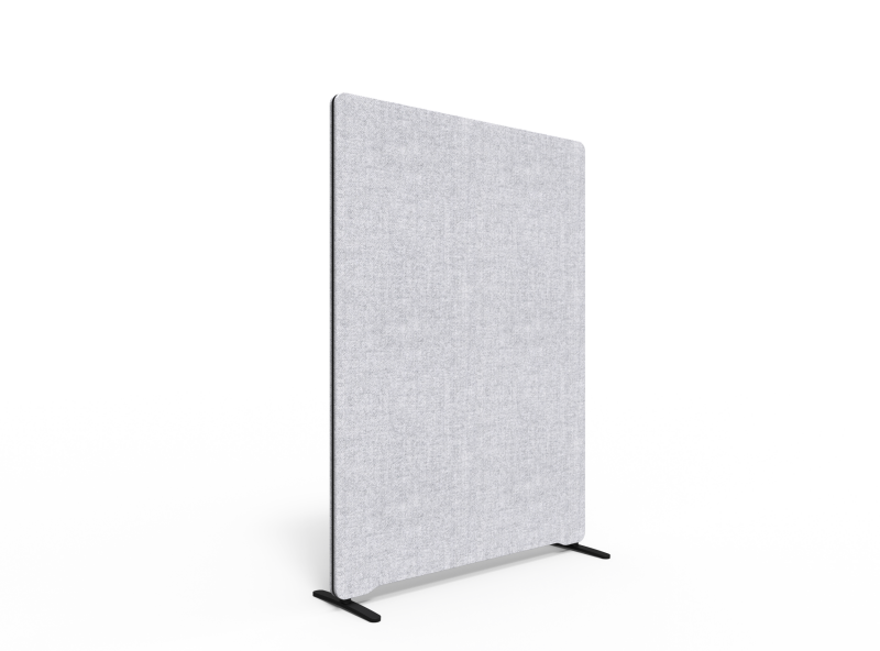 Lintex Edge skærmvæg 120x165cm Blazer Lite stof lys grå