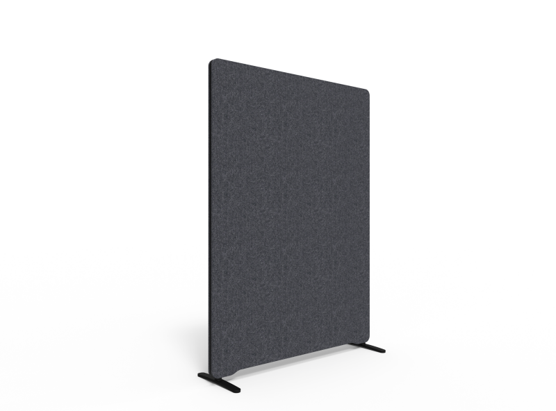 Lintex Edge skærmvæg 120x165cm Blazer Lite stof koksgrå
