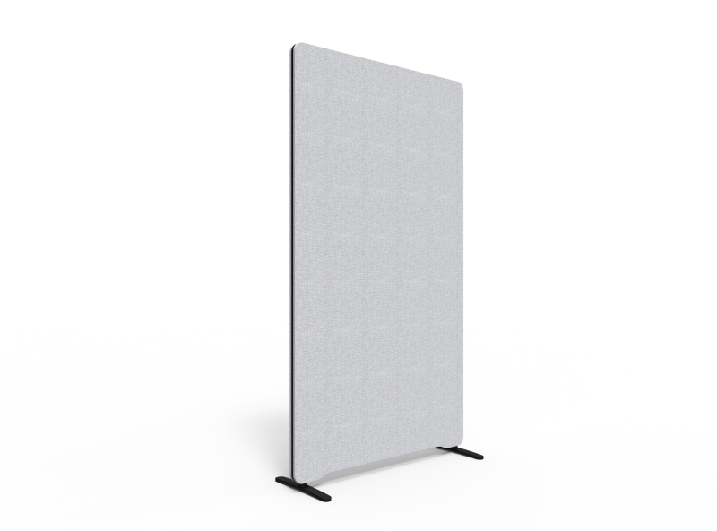 Lintex Edge skærmvæg 100x180cm Cara stof lys grå