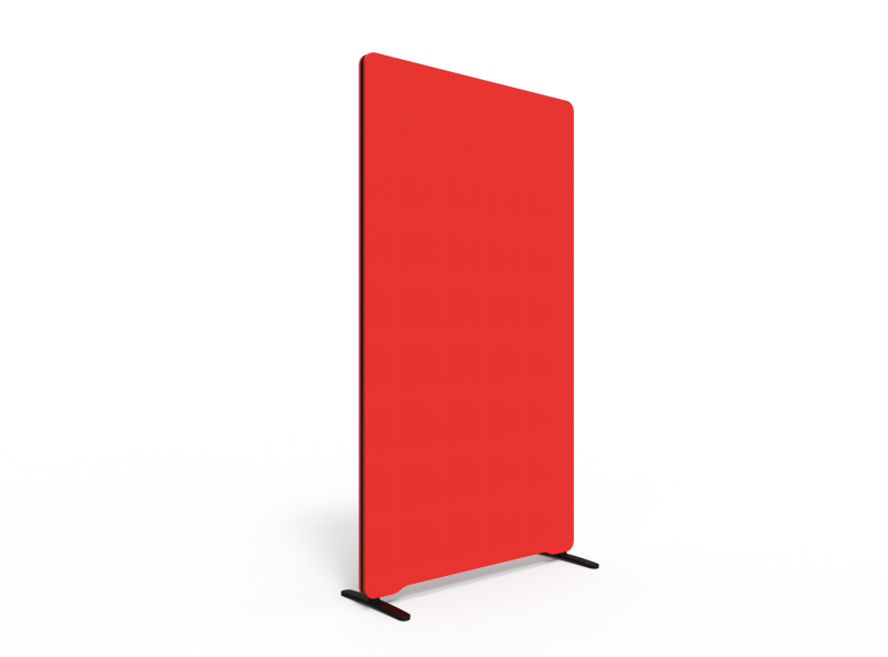 Lintex Edge skærmvæg 100x180cm Cara stof rød