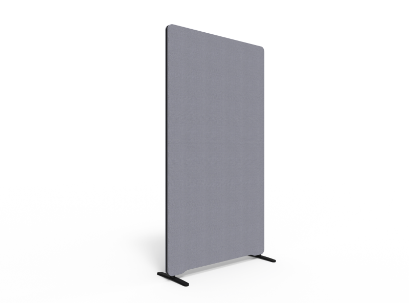 Lintex Edge skærmvæg 100x180cm Cara stof mellemgrå