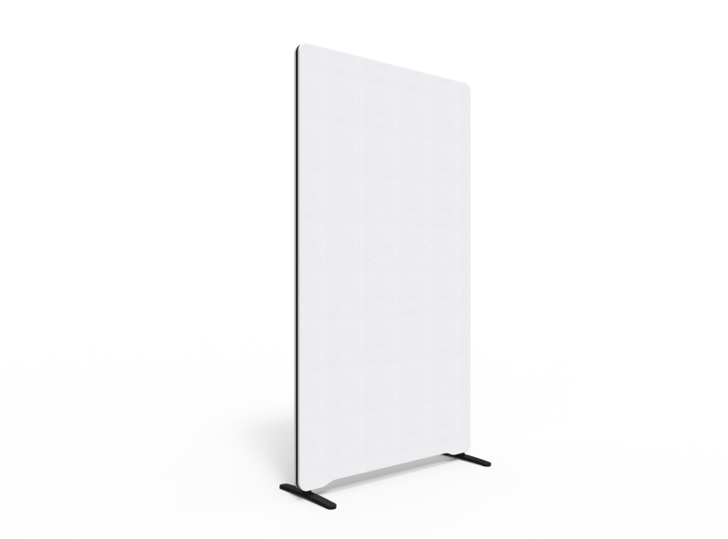 Lintex Edge skærmvæg 100x180cm Cara stof hvid