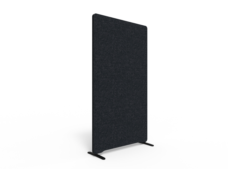Lintex Edge skærmvæg 100x180cm Blazer Lite stof sort