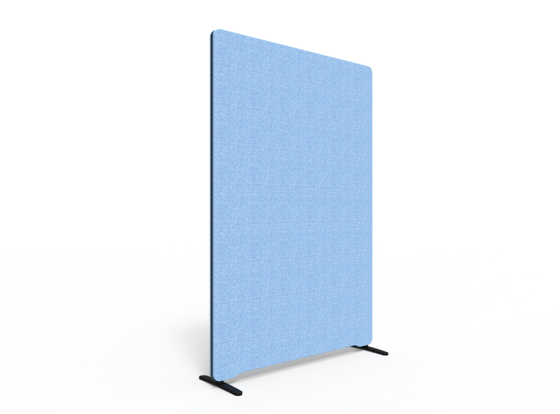 Lintex Edge skærmvæg 120x180cm Cara stof lys blå