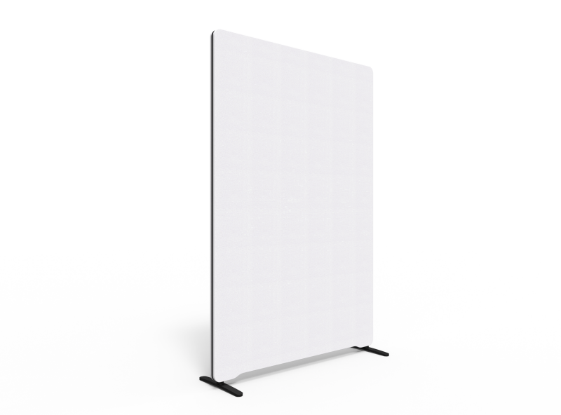 Lintex Edge skærmvæg 120x180cm Cara stof hvid