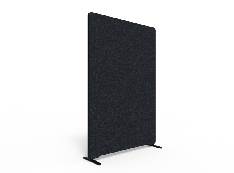 Lintex Edge skærmvæg 120x180cm Blazer Lite stof sort