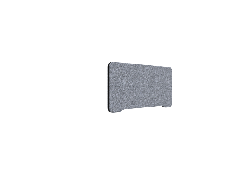 Lintex Edge bordskærm 80x40cm Cara stof grå