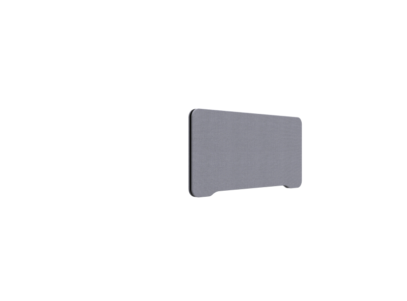 Lintex Edge bordskærm 80x40cm Cara stof mellemgrå