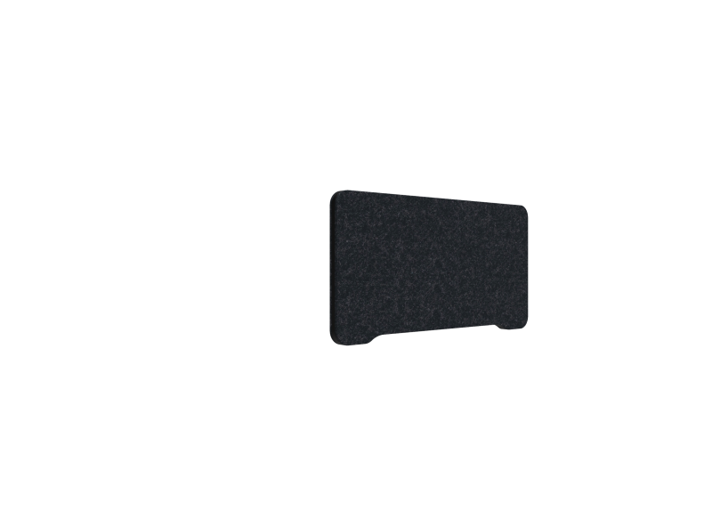 Lintex Edge bordskærm 80x40cm Blazer Lite stof sort