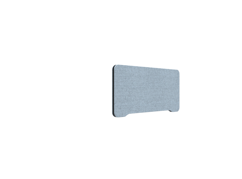 Lintex Edge bordskærm 80x40cm Blazer Lite stof lys blå