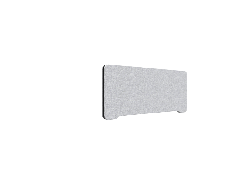 Lintex Edge bordskærm 100x40cm Cara stof lys grå