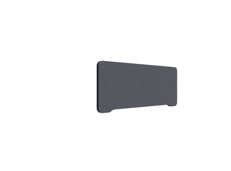 Lintex Edge bordskærm 100x40cm Cara stof koksgrå