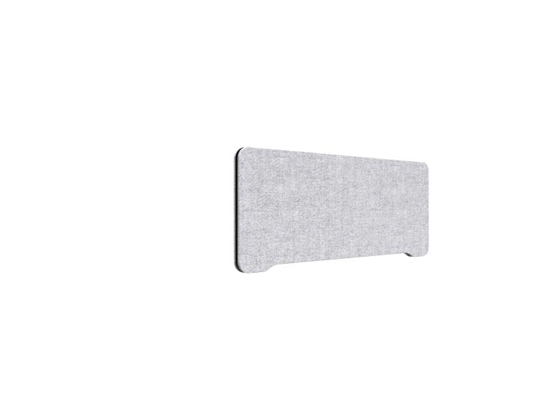 Lintex Edge bordskærm 100x40cm Blazer Lite stof lys grå