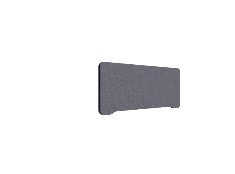 Lintex Edge bordskærm 100x40cm Blazer Lite stof mørk grå