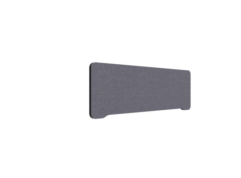 Lintex Edge bordskærm 120x40cm Blazer Lite stof mørk grå