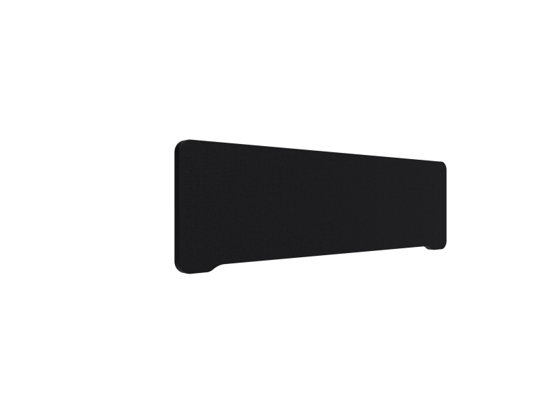Lintex Edge bordskærm 140x40cm Cara stof sort