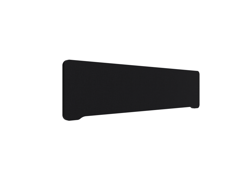 Lintex Edge bordskærm 160x40cm Cara stof sort