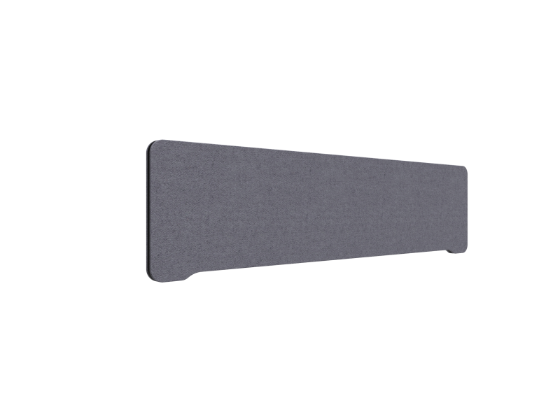 Lintex Edge bordskærm 160x40cm Blazer Lite stof mørk grå