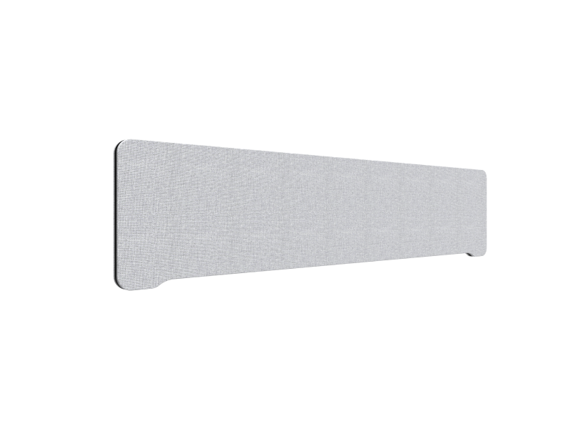 Lintex Edge bordskærm 180x40cm Cara stof lys grå
