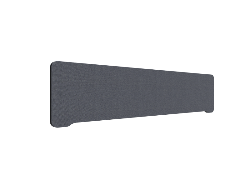 Lintex Edge bordskærm 180x40cm Cara stof koksgrå