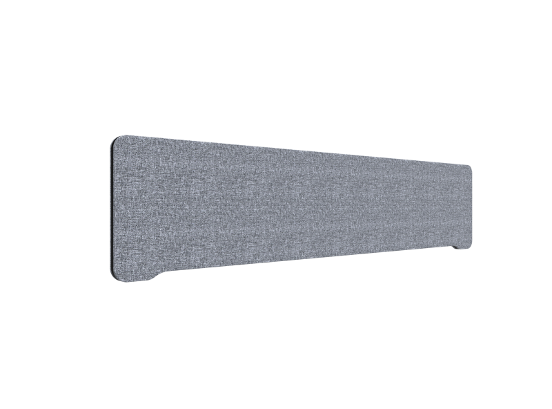 Lintex Edge bordskærm 180x40cm Cara stof grå