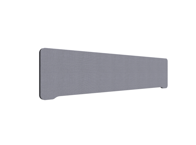 Lintex Edge bordskærm 180x40cm Cara stof mellemgrå