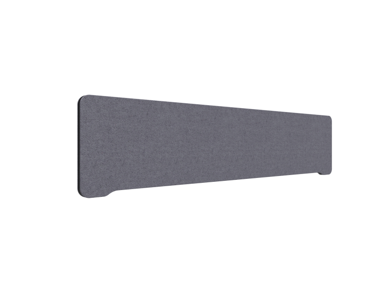 Lintex Edge bordskærm 180x40cm Blazer Lite stof mørk grå