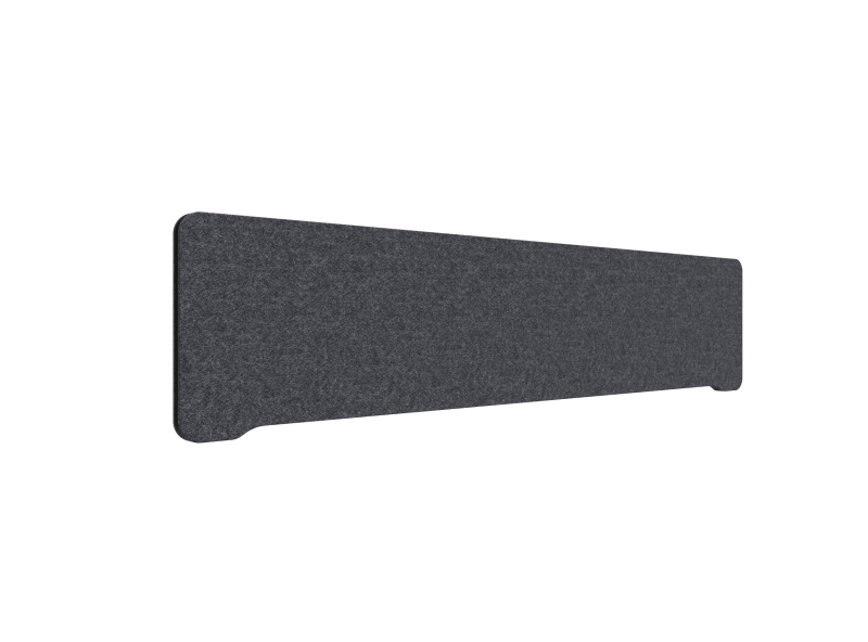 Lintex Edge bordskærm 180x40cm Blazer Lite stof koksgrå