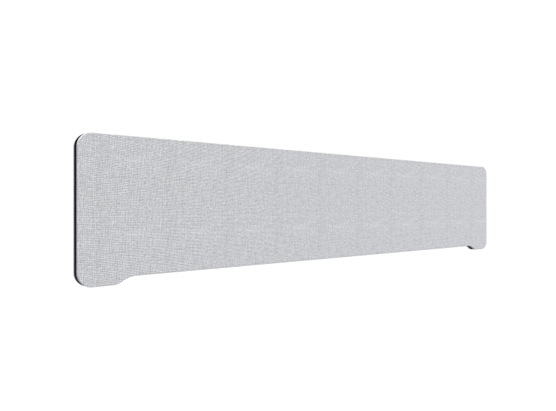 Lintex Edge bordskærm 200x40cm Cara stof lys grå