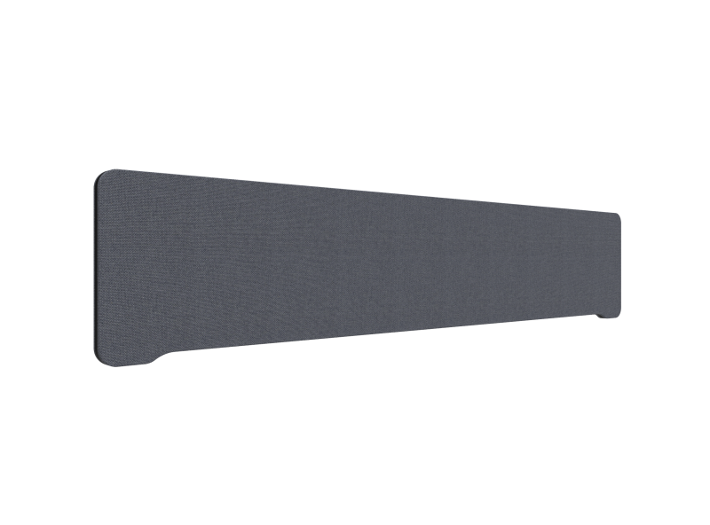 Lintex Edge bordskærm 200x40cm Cara stof koksgrå