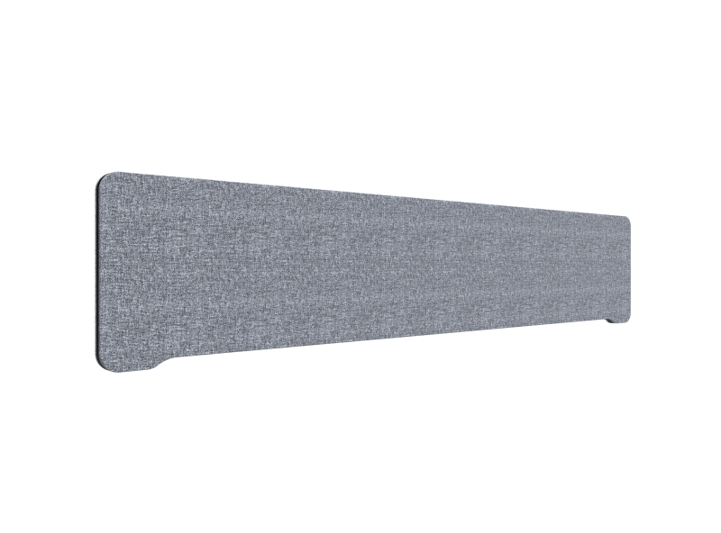 Lintex Edge bordskærm 200x40cm Cara stof grå