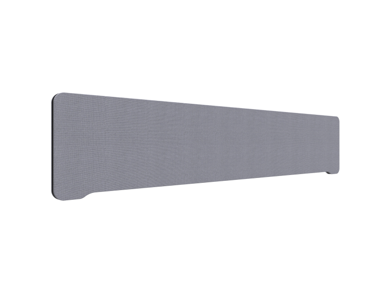 Lintex Edge bordskærm 200x40cm Cara stof mellemgrå