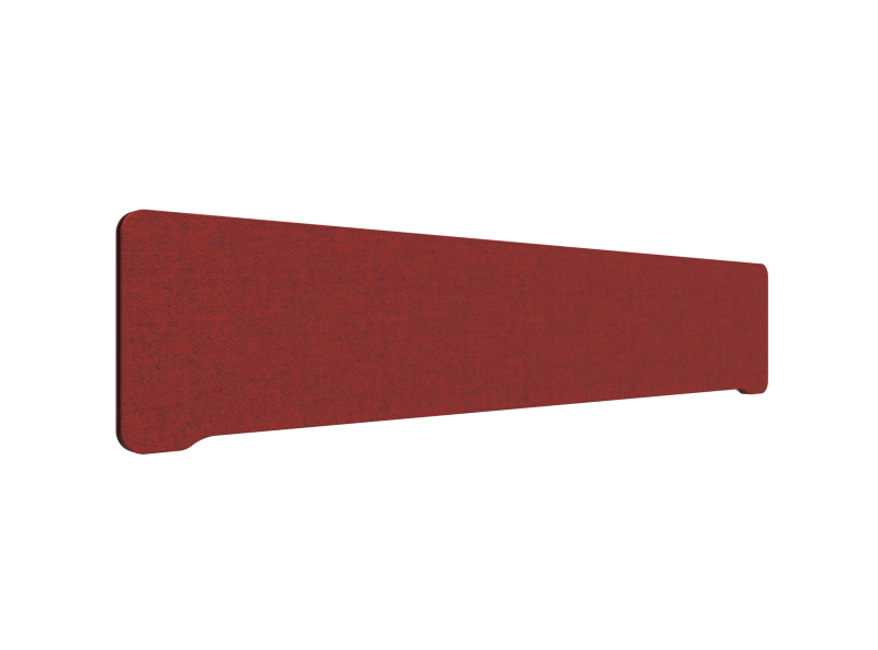 Lintex Edge bordskærm 200x40cm Blazer Lite stof rød