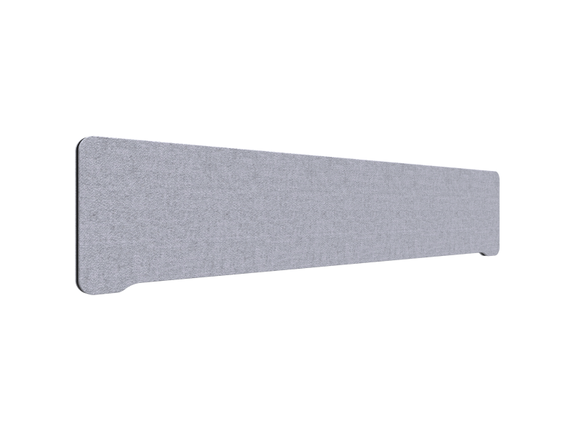 Lintex Edge bordskærm 200x40cm Blazer Lite stof grå