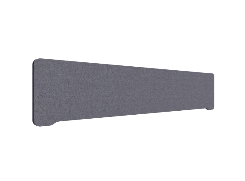 Lintex Edge bordskærm 200x40cm Blazer Lite stof mørk grå