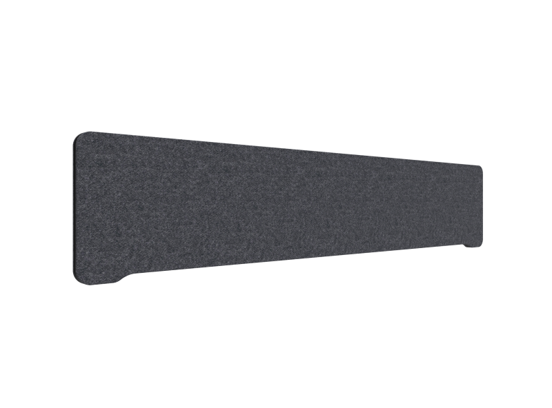 Lintex Edge bordskærm 200x40cm Blazer Lite stof koksgrå