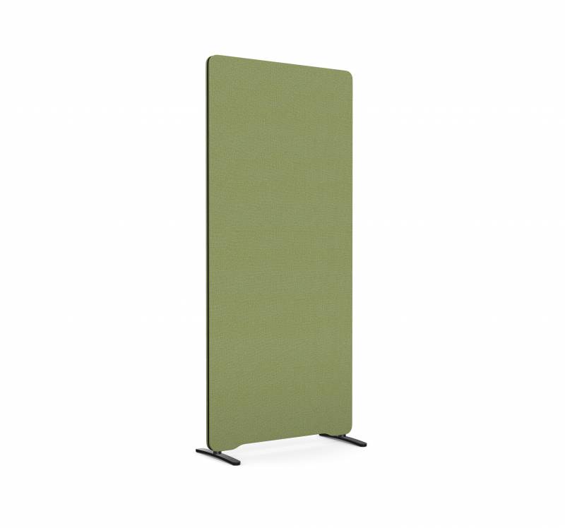 Lintex Edge skærmvæg 80x180cm Cara stof lys grøn