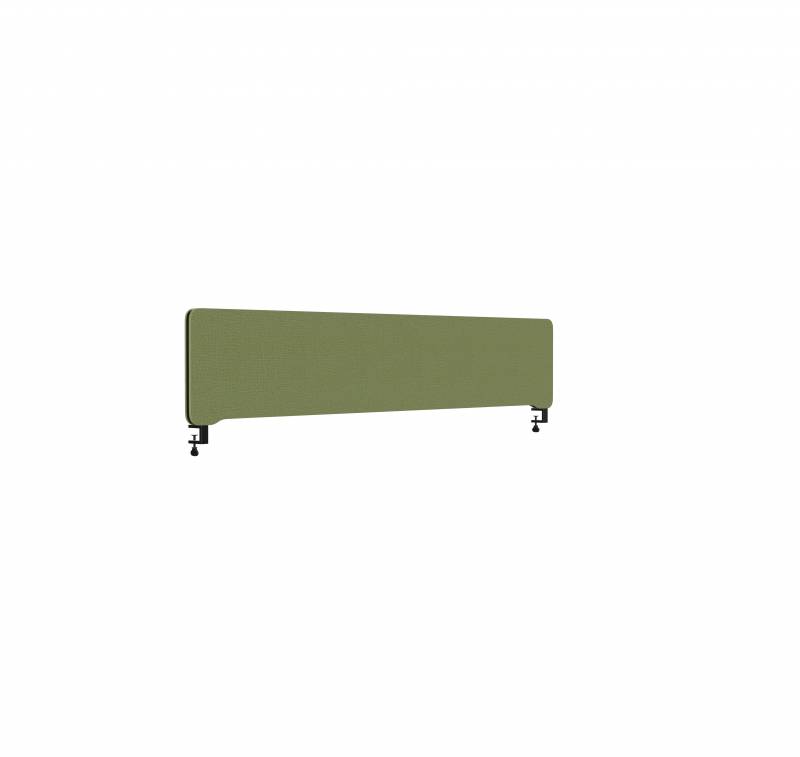 Lintex Edge bordskærm 200x40cm Cara stof lys grøn