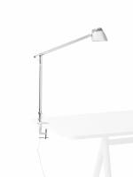 LightUp Napoli skrivebordslampe med bordklemme hvid