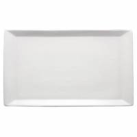 Classic fad ovnfast 50x30 cm porcelæn hvid