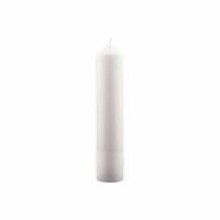 Bloklys &Oslash;50x250 mm Br&aelig;ndetid 39 timer Ren Stearin Hvid